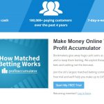 profit accumulator matched betting trial